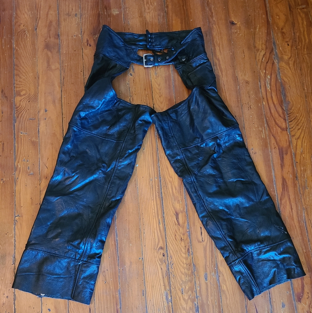 Women's leather chaps